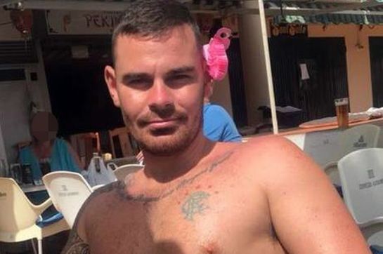 David Pirie (pictured), 27, left the explosive device outside the window of terrified Alexander McCluckie